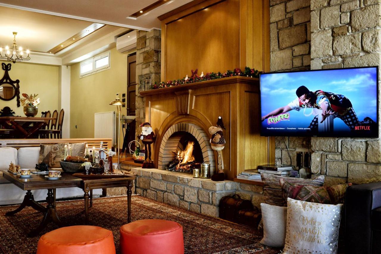 Luxurious Villa By The Sea Posidhonia  Екстер'єр фото